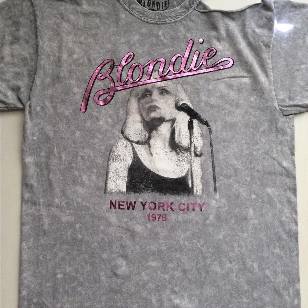 Blondie 1978 graphic Cut Out T Shirt - Picture 2 of 2